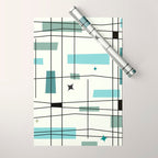 Mid Century Art Bauhaus Style Wrapping Paper Gallery Image 1