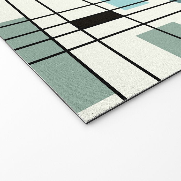 Mid Century Art Bauhaus Style Welcome Mat Gallery Image 2