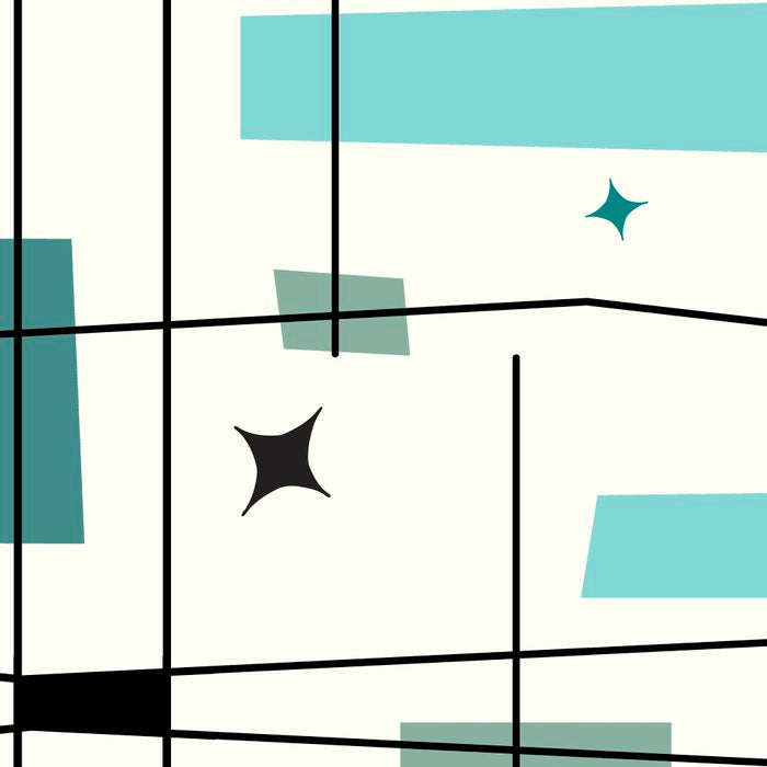 Mid Century Art Bauhaus Style Coffee Mug Gallery Image 2