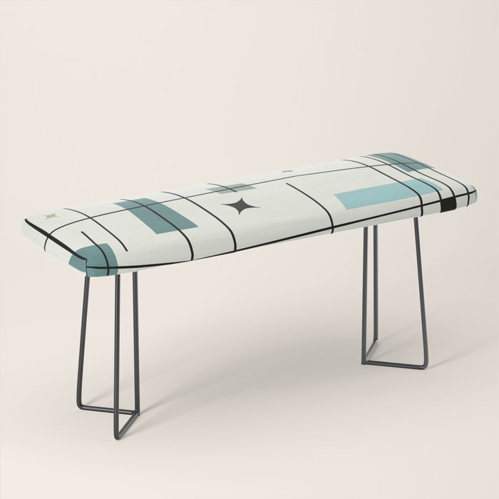 Mid Century Art Bauhaus Style Bench Gallery Image 1