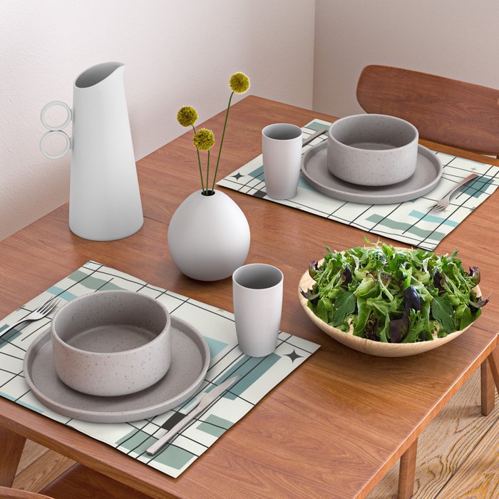 Mid Century Art Bauhaus Style Placemat Gallery Image 2