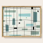 Mid Century Art Bauhaus Style Serving Tray Gallery Image 1