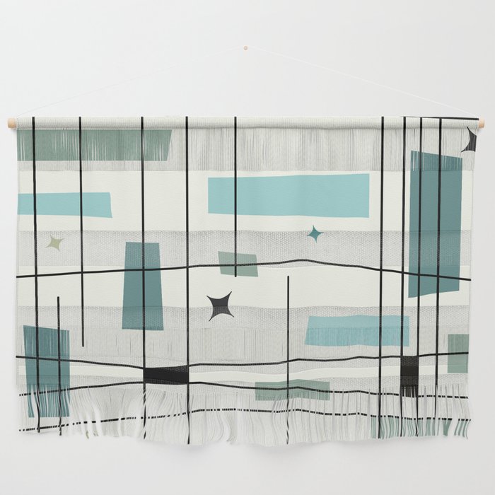 Mid Century Art Bauhaus Style Wall Hanging Gallery Image 1