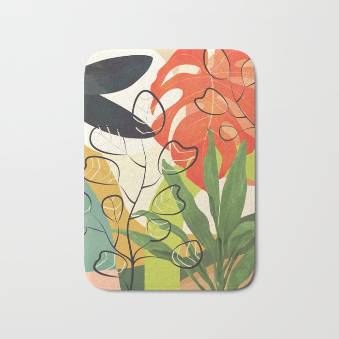 Peaceful Garden Feelings 03 Bath Mat Gallery Image 1