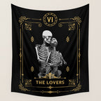 The Lovers VI Tarot Card Wall Tapestry Gallery Image 4