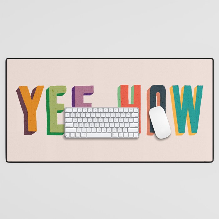 Yee haw Desk Mat Gallery Image 1