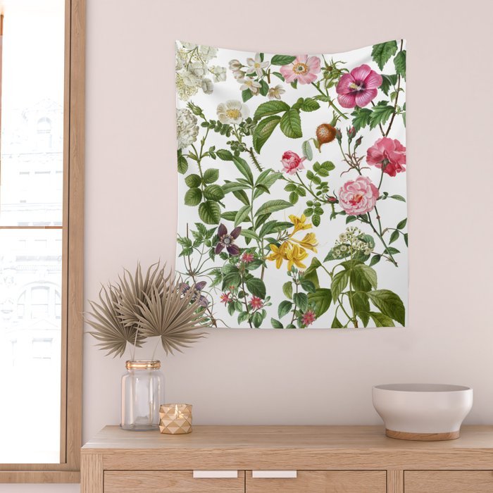Bonnie Botanical Bloom  Wall Tapestry Gallery Image 2