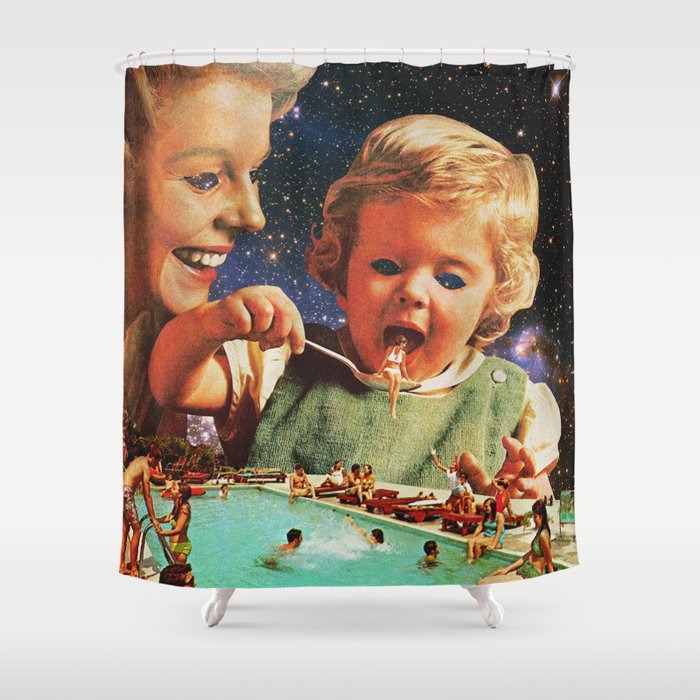 Eat Up Shower Curtain Gallery Image 1