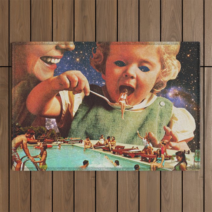 Eat Up Outdoor Rug Gallery Image 1