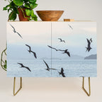 Flock of Birds at Sunset Credenza Gallery Image 1
