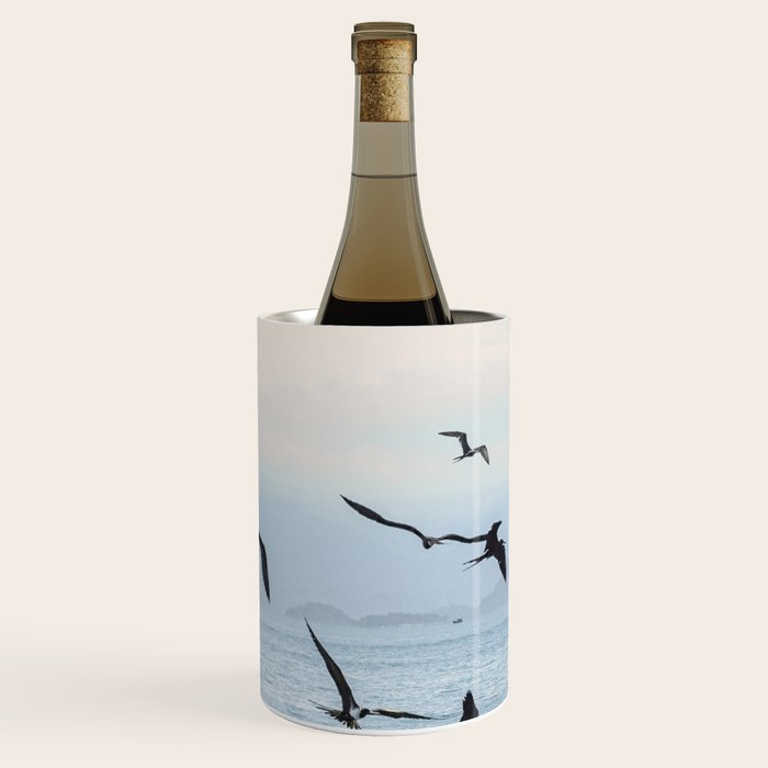 Flock of Birds at Sunset Wine Chiller Gallery Image 1