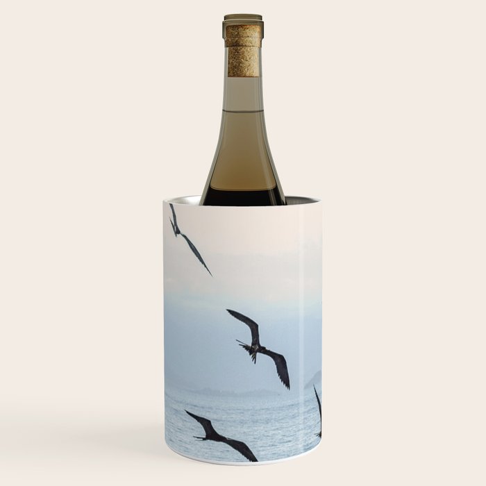 Flock of Birds at Sunset Wine Chiller Gallery Image 2
