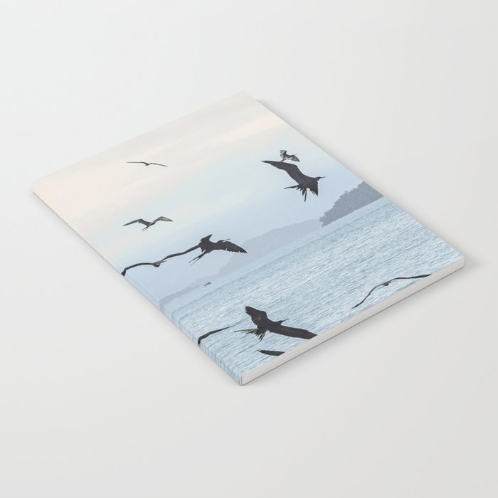 Flock of Birds at Sunset Notebook Gallery Image 2