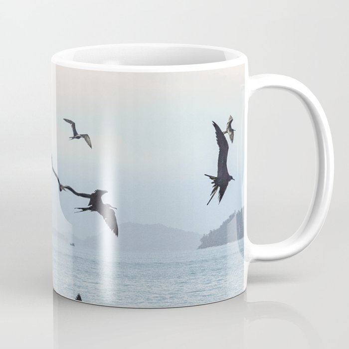 Flock of Birds at Sunset Coffee Mug Gallery Image 1