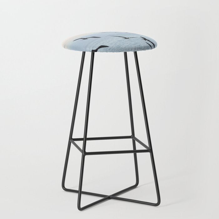 Flock of Birds at Sunset Stool Gallery Image 1