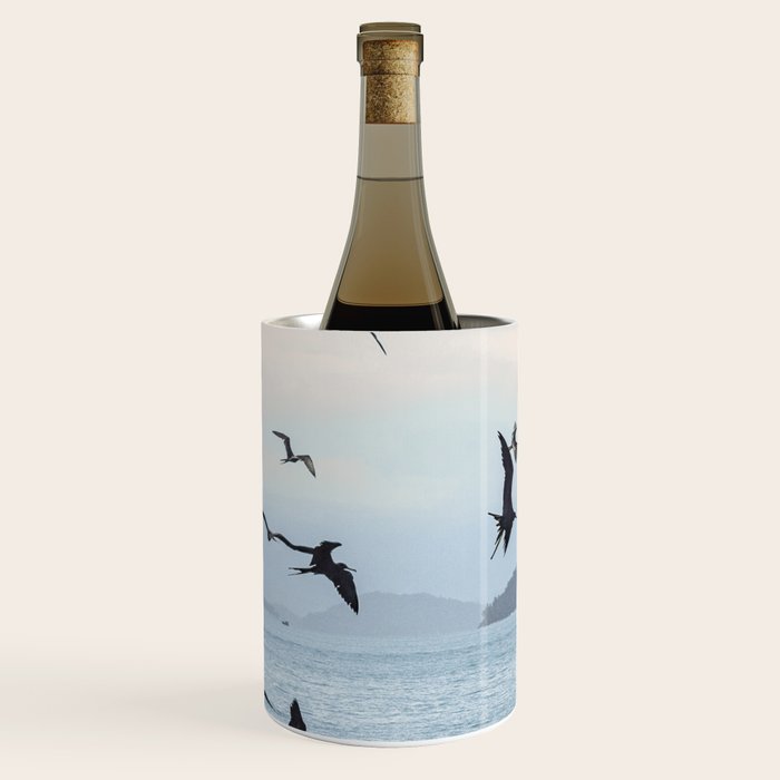 Flock of Birds at Sunset Wine Chiller Gallery Image 3