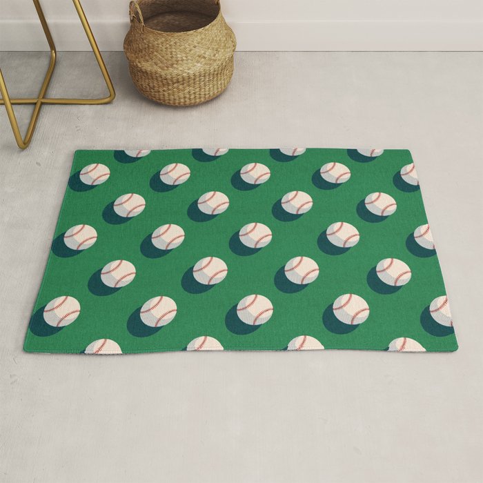BALLS Baseball - pattern Rug Gallery Image 1