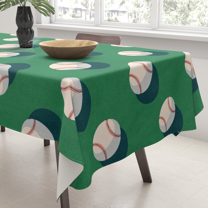 BALLS Baseball - pattern Tablecloth Gallery Image 3