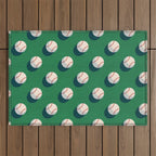 BALLS Baseball - pattern Outdoor Rug Gallery Image 1