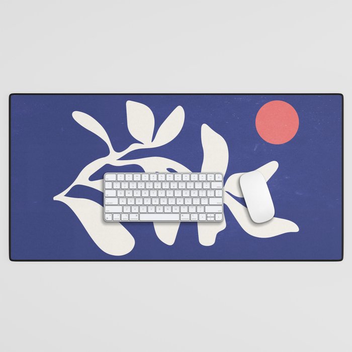 Indigo Sunrise Desk Mat Gallery Image 1