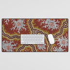 Aboriginal Art Authentic â Mountains Desk Mat Gallery Image 1
