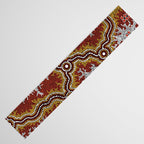 Aboriginal Art Authentic â Mountains Table Runner Gallery Image 3