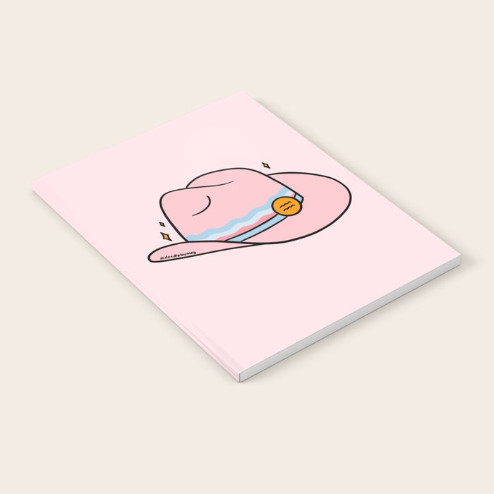 Aquarius Cowboy Hat Notebook Gallery Image 2