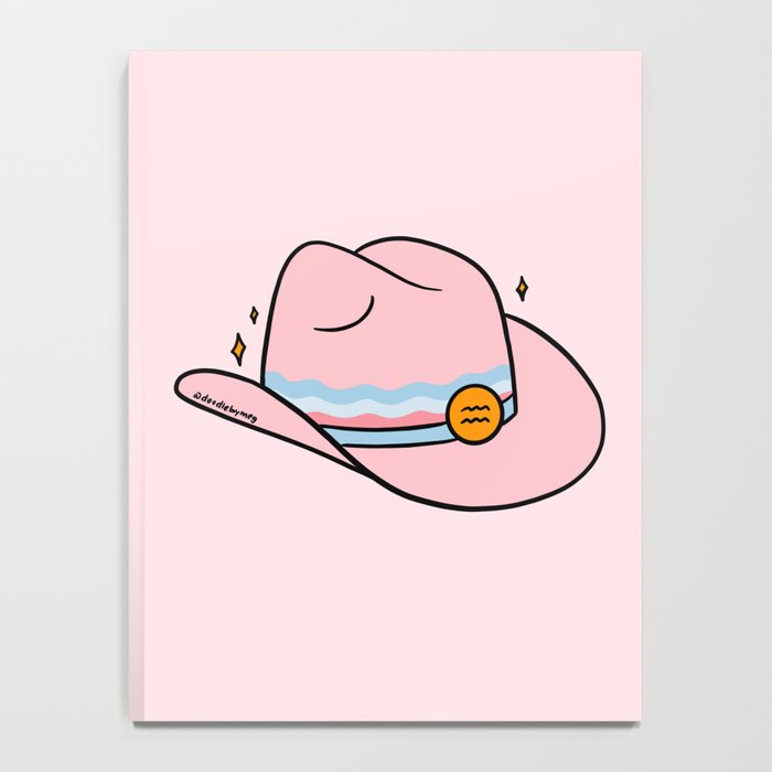 Aquarius Cowboy Hat Notebook Gallery Image 4
