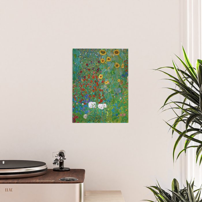Gustav Klimt "Farm Garden with Sunflowers" Poster Gallery Image 2