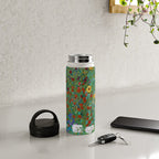 Gustav Klimt "Farm Garden with Sunflowers" Water Bottle Gallery Image 4