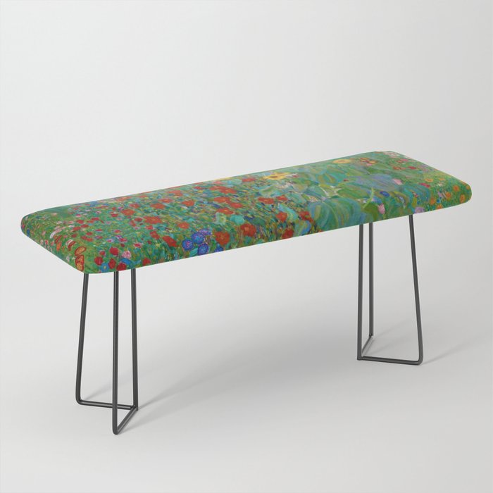Gustav Klimt "Farm Garden with Sunflowers" Bench Gallery Image 1