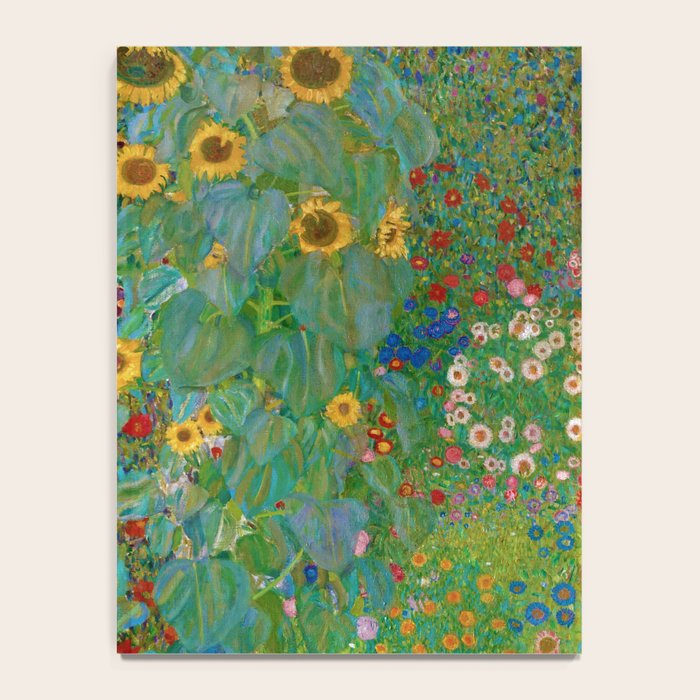 Gustav Klimt "Farm Garden with Sunflowers" Notebook Gallery Image 4