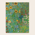 Gustav Klimt "Farm Garden with Sunflowers" Notebook Gallery Image 4