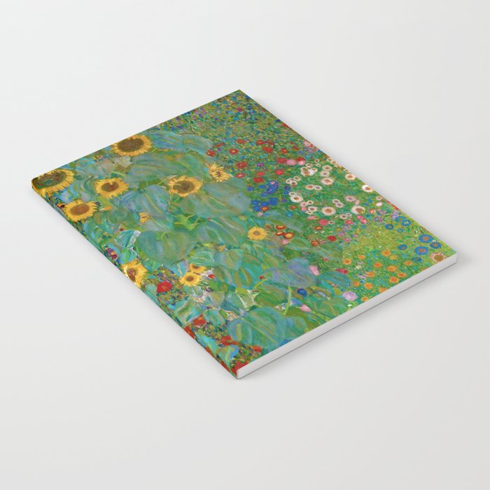 Gustav Klimt "Farm Garden with Sunflowers" Notebook Gallery Image 2