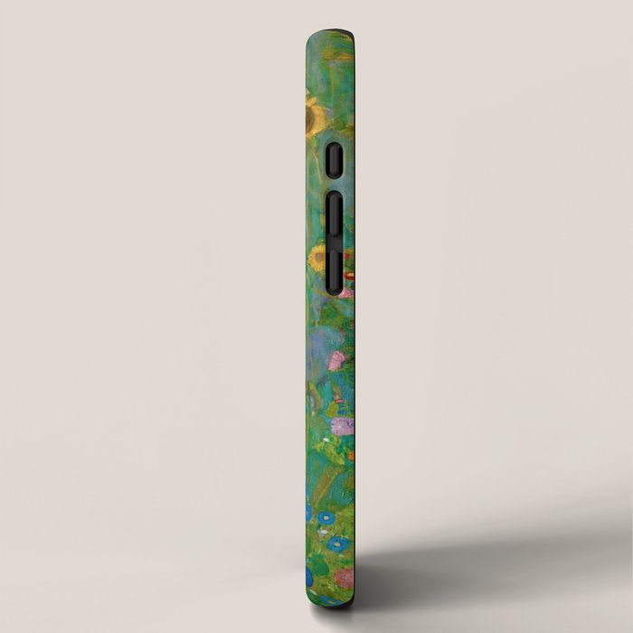 Gustav Klimt "Farm Garden with Sunflowers" iPhone Case Gallery Image 2