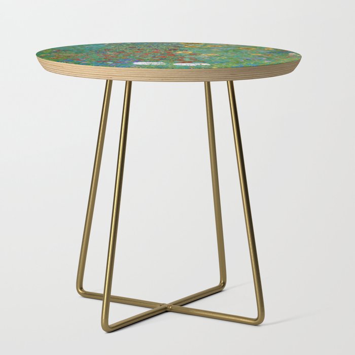 Gustav Klimt "Farm Garden with Sunflowers" Side Table Gallery Image 1