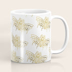 Death's Head Hawkmoth - Gold Palette Coffee Mug Gallery Image 1