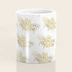 Death's Head Hawkmoth - Gold Palette Coffee Mug Gallery Image 4