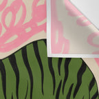 GREEN TIGER Wall Tapestry Gallery Image 3