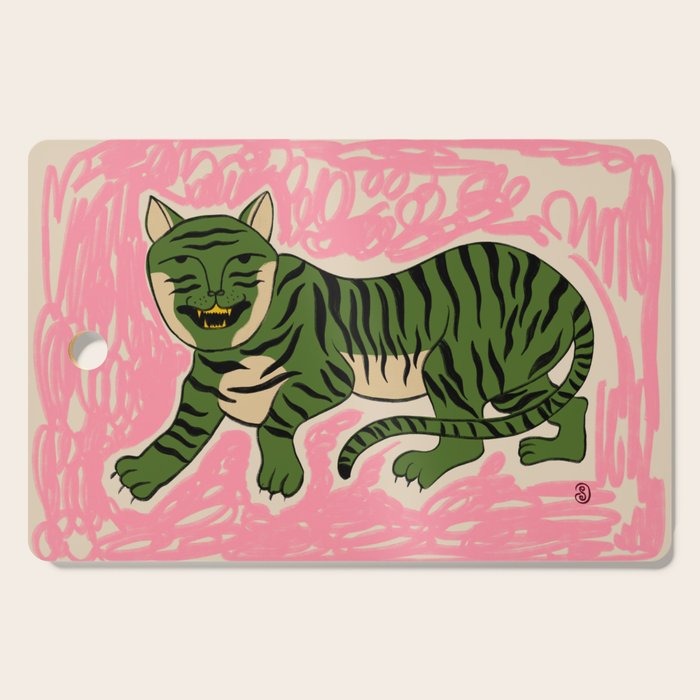 GREEN TIGER Cutting Board Gallery Image 1
