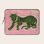 GREEN TIGER Laptop Sleeve Gallery Image 1