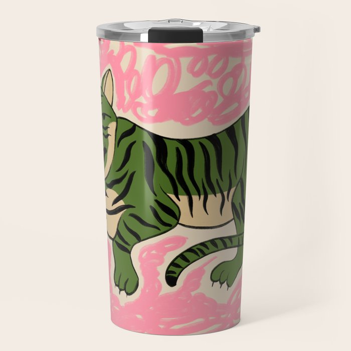 GREEN TIGER Travel Mug Gallery Image 1