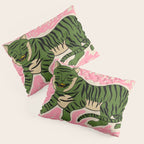 GREEN TIGER Pillow Sham Gallery Image 3