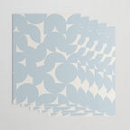 Contemporary Geometric Shapes - Soft Blue Wrapping Paper Gallery Image 3