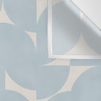 Contemporary Geometric Shapes - Soft Blue Wall Tapestry Gallery Image 3
