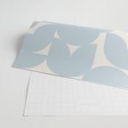 Contemporary Geometric Shapes - Soft Blue Wrapping Paper Gallery Image 2