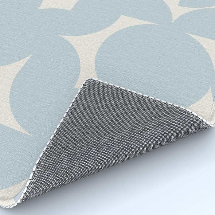 Contemporary Geometric Shapes - Soft Blue Rug Gallery Image 4
