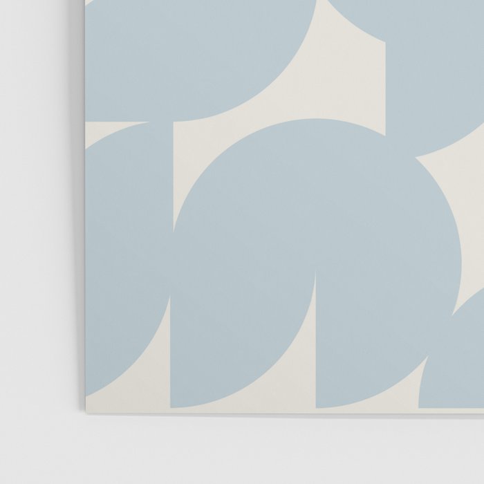Contemporary Geometric Shapes - Soft Blue Poster Gallery Image 3