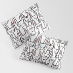 Bunny family Pillow Sham Gallery Image 3