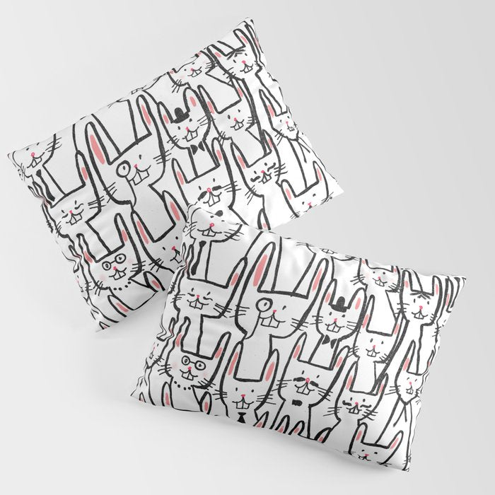 Bunny family Pillow Sham Gallery Image 3